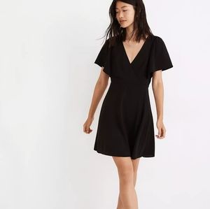 Cape-Sleeve Mini Dress - nwt 00